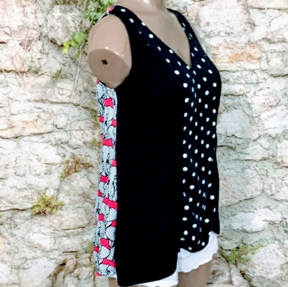 Crown & Ivy Animal Print Top Size 1X